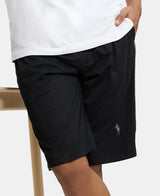 Men's Black Cotton Rich Shorts