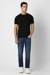 Men's Blue Casual Slim Fit Jeans