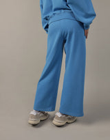 Women's Blue Casual Regular Fit Solid Trackpant