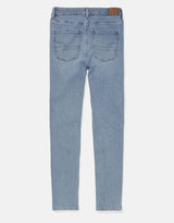 Women's Blue Casual Mom Fit Solid Jeans