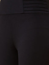 Women's Black Casual Skinny Fit Solid Jeggings