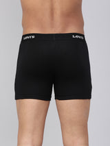 Men's Black Cotton Trunk - Pack of 2