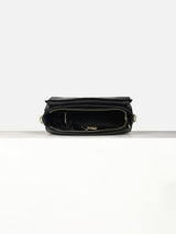 Women's Black Textured Sling Bag