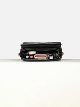 Women's Black Textured Sling Bag
