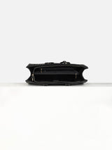 Women's Black Textured Tote Bag