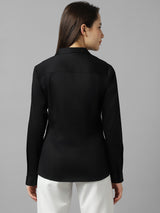 Women's Black Work Full Sleeves Shirt