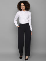 Women's White Work Full Sleeves Shirt