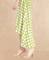 Women's Green Casual Full Sleeves Dress