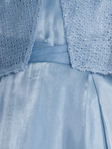 Girls Blue Party Wear Dress