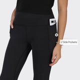 Women's Black Solid Sports High Rise Pant