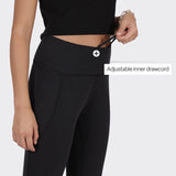 Women's Black Solid Sports High Rise Pant