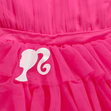 Girls Pink Party Sleeveless Dress