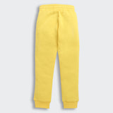 Girls Yellow Casual Stretchable Regular Fit Joggers