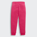 Girls Pink Casual Stretchable Regular Fit Joggers