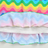 Girls Blue Party Sleeveless Above Knee Dresses