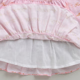 Girls Pink Casual Full Sleeves Above Knee Dresses