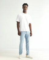 Men's Blue Casual Slim Fit Solid Jeans