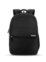 Unisex Black Work Backpack Solid Laptop Backpack