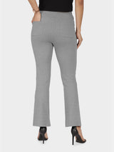 Women's Gray Sports Solid Pant