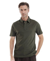 Men's Brown Casual Regular Fit Solid Half Sleeves Polo Tshirt