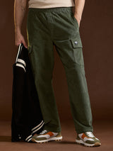Men's Casual Straight Fit Solid Trouser