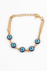 Women's Gold Casual Evil Eye Bracelets