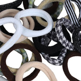 Women's Multicolor Casual Elastic Rubber Band - 27 Pcs