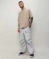 Men's Moon Grey Asymmetrical Parachute Cargo