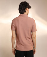 Men's Coral Orange Chevron Polo Tshirt