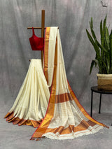 Women's Multicolor Silk Cotton Saree