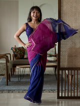 Women's Multicolor Mul Cotton Saree