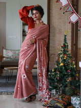 Women's Multicolor Mul Cotton Saree