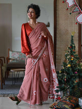 Women's Multicolor Mul Cotton Saree