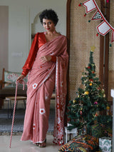 Women's Multicolor Mul Cotton Saree