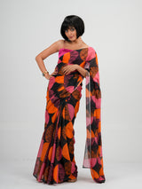 Women's Multicolor Cotton Saree