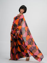 Women's Multicolor Cotton Saree