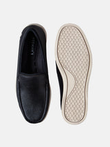 Men's Black  Luxe Casual Loafers