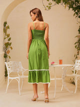 Women's Square Neck Sheath Dress