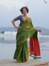 Women's Multicolor Acrylic Cotton Saree