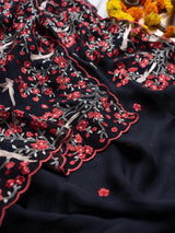 Women's Multicolor Viscose Organza Saree