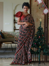 Women's Multicolor Georgette Saree