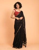 Women's Multicolor Pure Cotton Saree