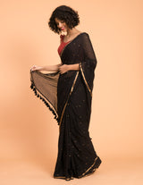 Women's Multicolor Pure Cotton Saree