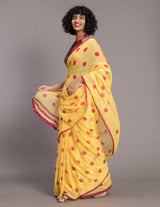 Women's Multicolor Pure Cotton Saree