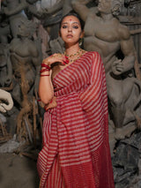 Women's Multicolor Mul Cotton with Zari Saree