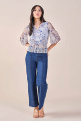 Women's Multicolor Party Regular Fit Printed Tops