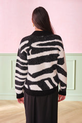 Women's Casual Regular Fit Printed Full Sleeves Sweater