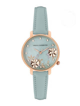 Women's Blue Casual Round Analogue Watch-FC21LU