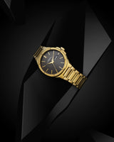 Men's Gold Casual Round Analogue Watch-FCH04GM