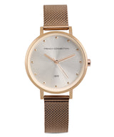 Women's Rose Gold Casual Round Analogue Watch-FCN00080G